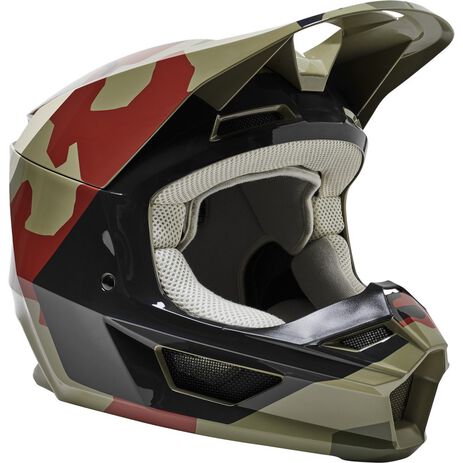 _Fox V1 BNKR Helmet Camo | 28808-031 | Greenland MX_