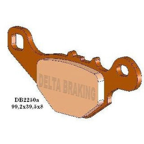 _Delta Front Brake Pads Suzuki RM 80 96-01 RM 85 02-04 DRZ 125 03-10 KLX 125 03-06 | DB2250 | Greenland MX_