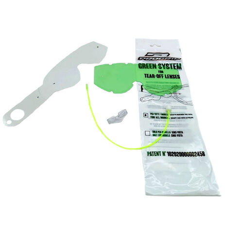 _Pro Grip Green System for Tear-Off Lenses | 3290 | Greenland MX_
