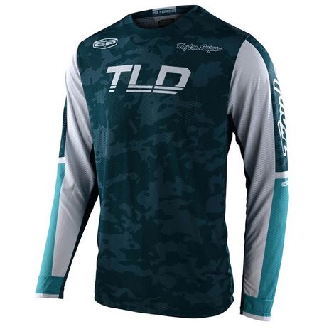 _Troy Lee Designs GP Air Veloce Jersey Camo Blue | 304980012-P | Greenland MX_