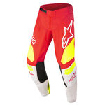 _Alpinestars Racer Factory Youth Pants Red Fluo/White | 3741022-3025 | Greenland MX_