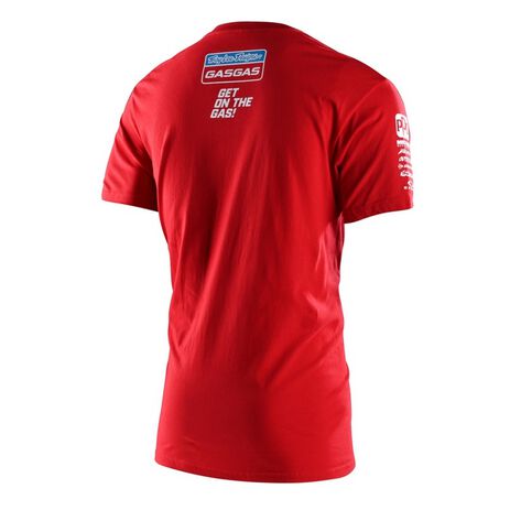 _Troy Lee Designs Gas Gas Team T-Shirt Red | 701318002-P | Greenland MX_