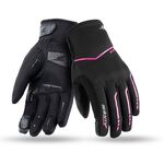 _Seventy Degrees SD-C51 Women Gloves Black/Pink | SD12051063-P | Greenland MX_